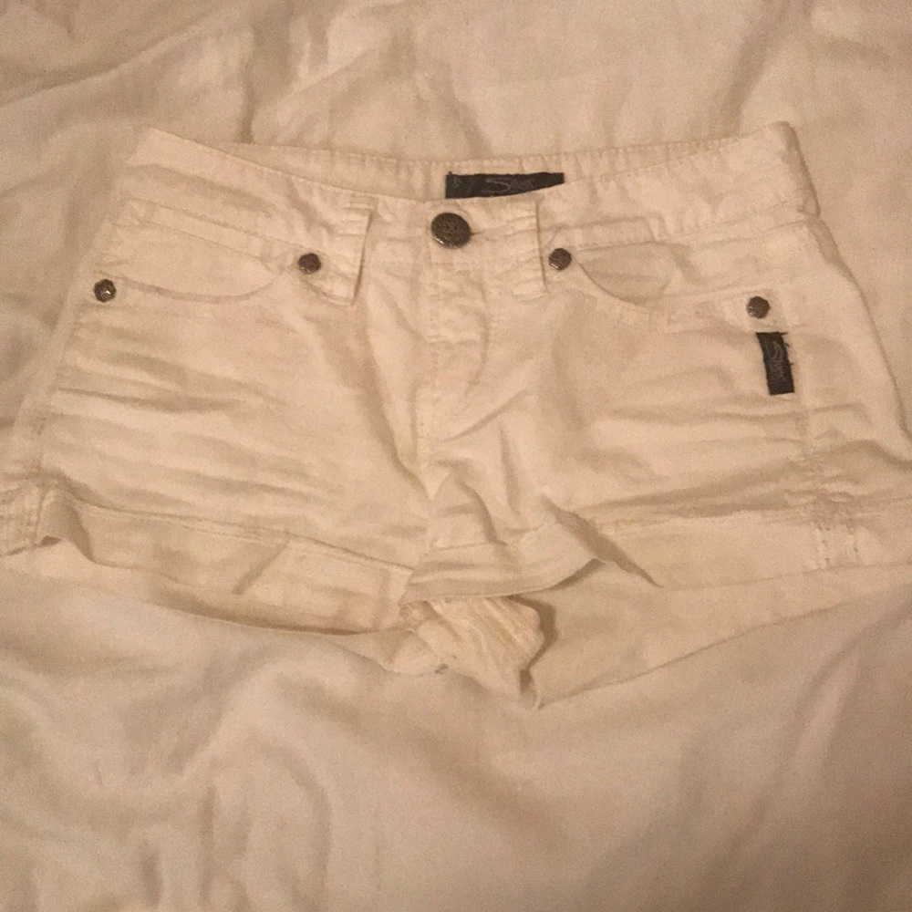 White Shorts